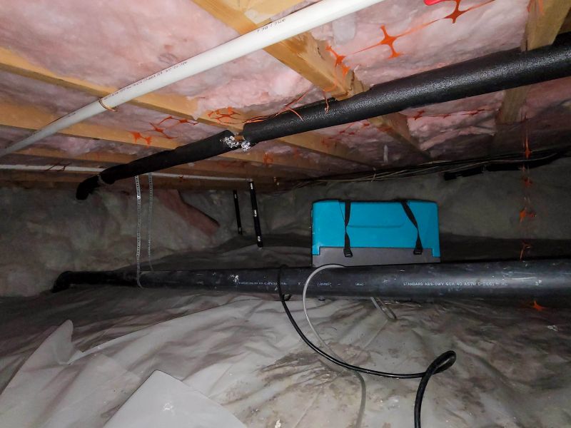 Crawlspace with Vapor Barrier